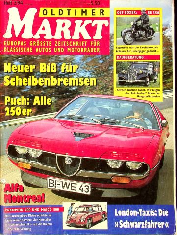 Deckblatt Oldtimer Markt (02/1994)
